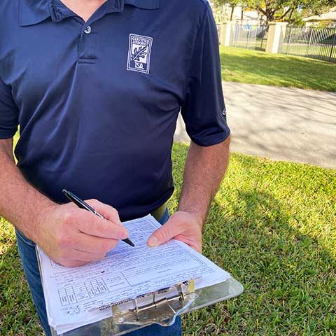 Arborist Writing Tree Assessment